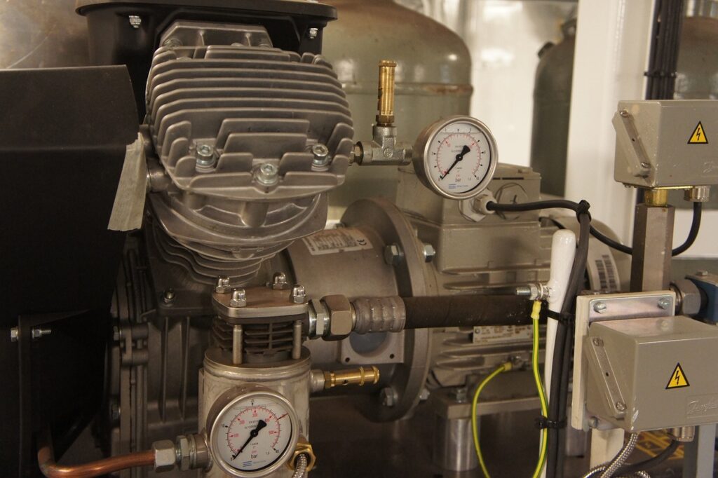 technical installation, machine room, boat